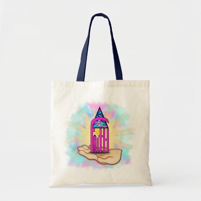 Bolso De Tela Faith ~ Steeple (Frente)