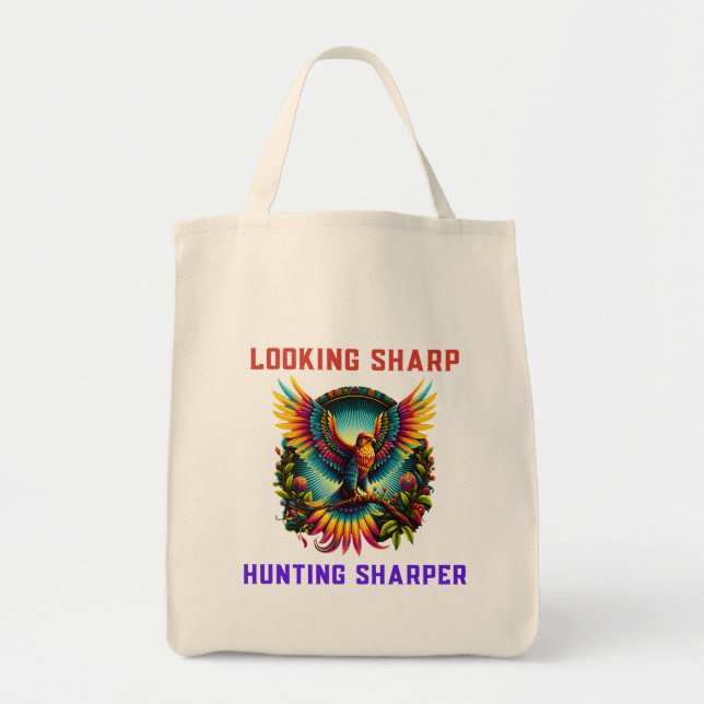 Bolso De Tela Falcon Bird (Frente)