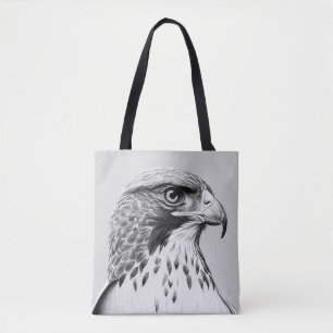 Bolso De Tela Falcon Bird Naturaleza salvaje Arte de Ilustracion