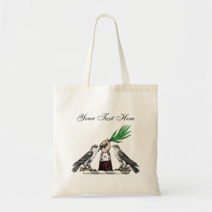 Bolso De Tela Falcones Heráldicos Vintage con Emblema Escudo Man