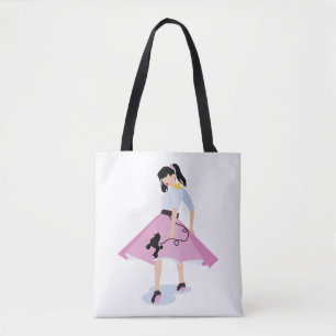Bolso De Tela Falda de caramelo