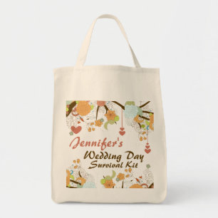 Bolso De Tela Fall Fantasy Floral Wedding Day Survival Kit Bag