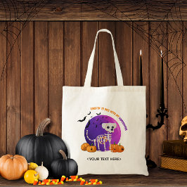 Bolso De Tela Fall Halloween Foky Trick o Trete Tote Bag