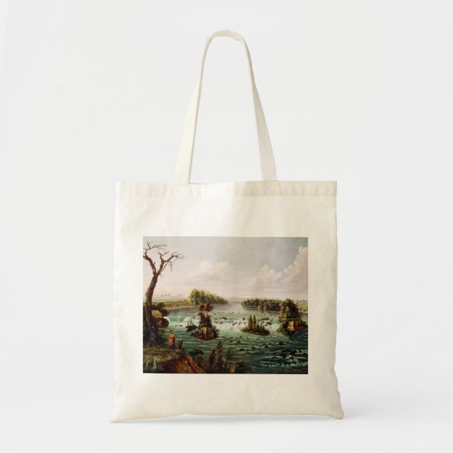 Bolso De Tela Falls of Saint Anthony by Henry Lewis (Frente)
