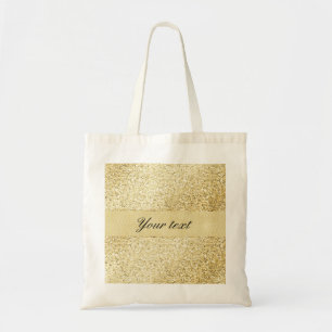Bolso De Tela Falso purpurina de lujo del oro personalizado