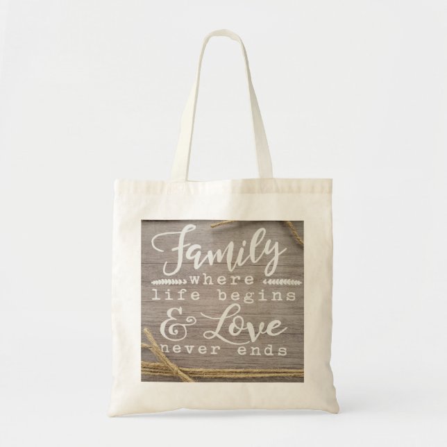 Bolso De Tela familia (Frente)