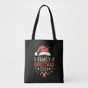 Bolso De Tela Familia 2024 Navidades Equipo Santa