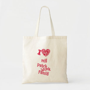 Bolso De Tela Familia - Amo a mi familia collage