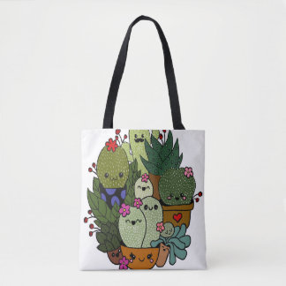 Bolso De Tela familia cactus