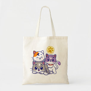 Bolso De Tela Familia de felinos