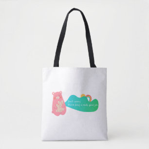 Bolso De Tela Familia De Osos Encantadores