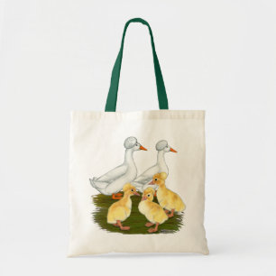 Bolso De Tela Familia de patos crestados