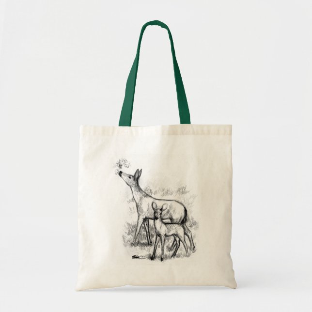 Bolso De Tela Familia Deer (Frente)