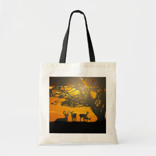 Bolso De Tela Familia Deer