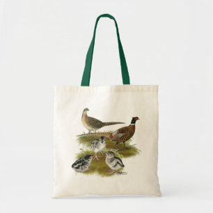 Bolso De Tela Familia del faisán de Ringneck