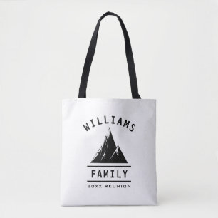 Bolso De Tela Familia divertida Reunión Camping Naturaleza vacac