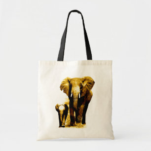 Bolso De Tela Familia Elefante Pop Art Baby Baby