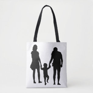 BOLSO DE TELA FAMILIA FELIZ