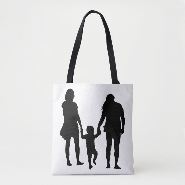 BOLSO DE TELA FAMILIA FELIZ (Anverso)