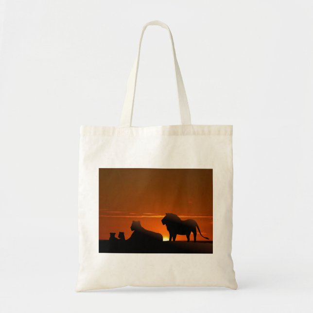 Bolso De Tela familia león (Frente)