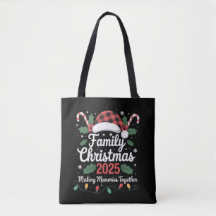 Bolso De Tela Familia Navidad 2025 Equipo Grupo Familiar Coincid