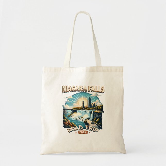 Bolso De Tela Familia Niagara Falls Road Trip 2024 (Frente)