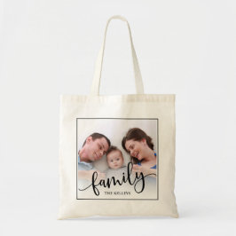 Bolso De Tela Familia, Personalizado personalizado, foto complet