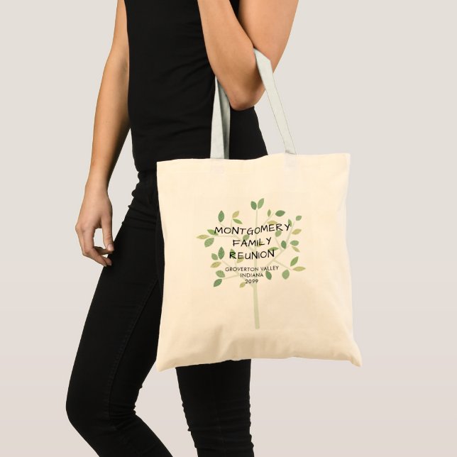 Bolso De Tela Familia Reunión moderna árbol familiar personaliza (Anverso (producto))