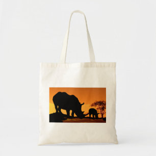 Bolso De Tela familia rhino