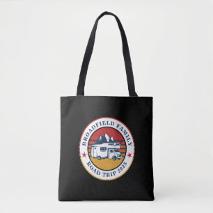 Bolso De Tela Familia RV Viaje por carretera Reunión Personaliza