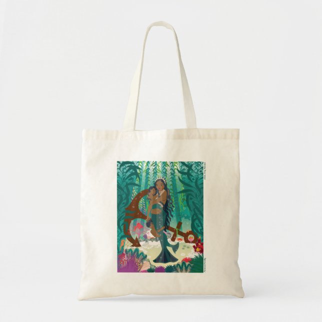 Bolso De Tela Familia Sirena (piel y ojos marrones) Tote Bag (Frente)