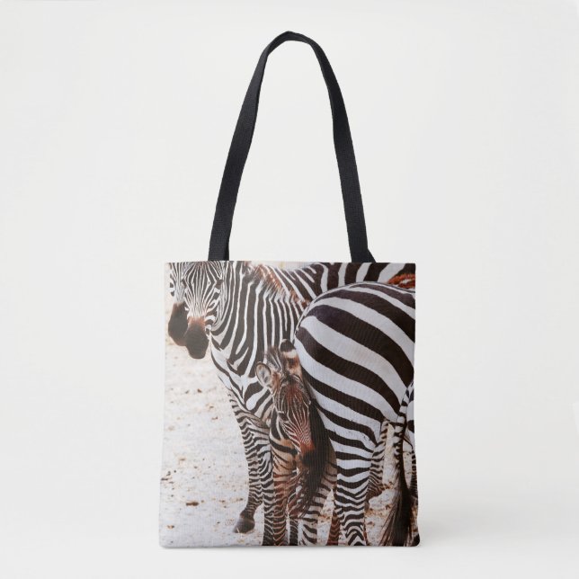 BOLSO DE TELA FAMILIA ZEBRA (Anverso)