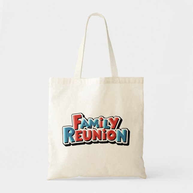 Bolso De Tela Family Reunion Tote Bag ("Family memories in every bag")