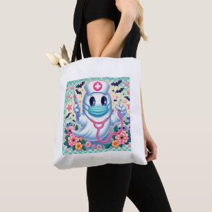Bolso De Tela Famosa enfermera fantasma Personalizado: Arte de H