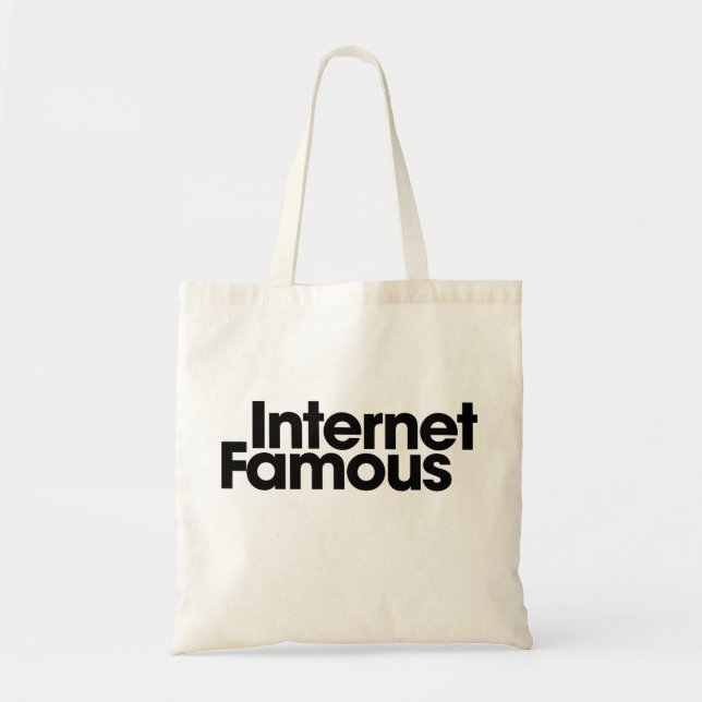 Bolso De Tela Famoso en Internet (Frente)