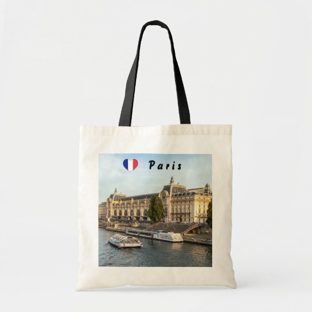 Bolso De Tela Famoso Museo de Orsay - París, Francia, Europa (Frente)