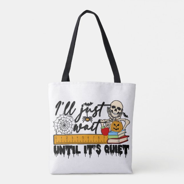 Bolso De Tela Famoso profesor Halloween Tote Bag (Reverso)