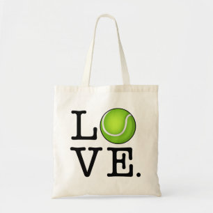 Bolso De Tela Fan de tenis del amor del tenis