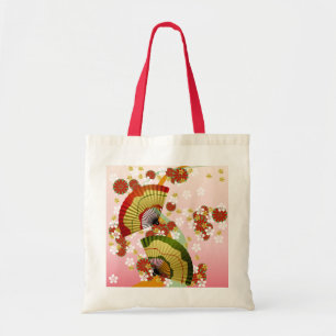Bolso De Tela Fan japonesa 3