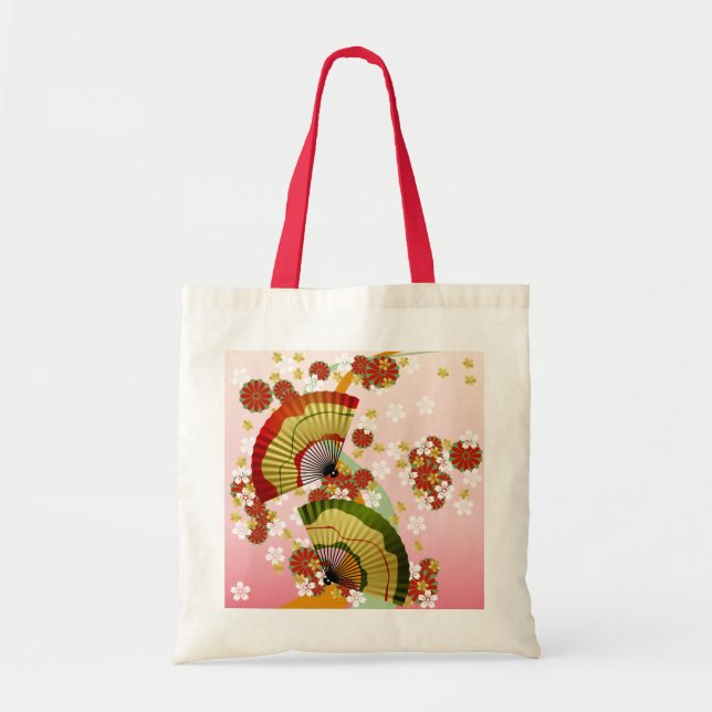 Bolso De Tela Fan japonesa 3 (Frente)