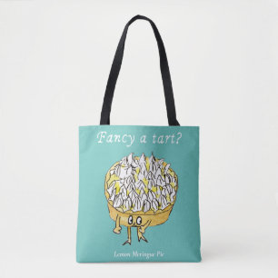 Bolso De Tela Fancy a Tart Funny Lemon Meringue Pie Quirky Cita