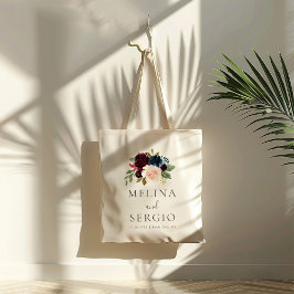 Bolso De Tela Fancy Classic Flowers Wedding