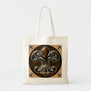 Bolso De Tela Fancy Fleur De Lis Tote Bag