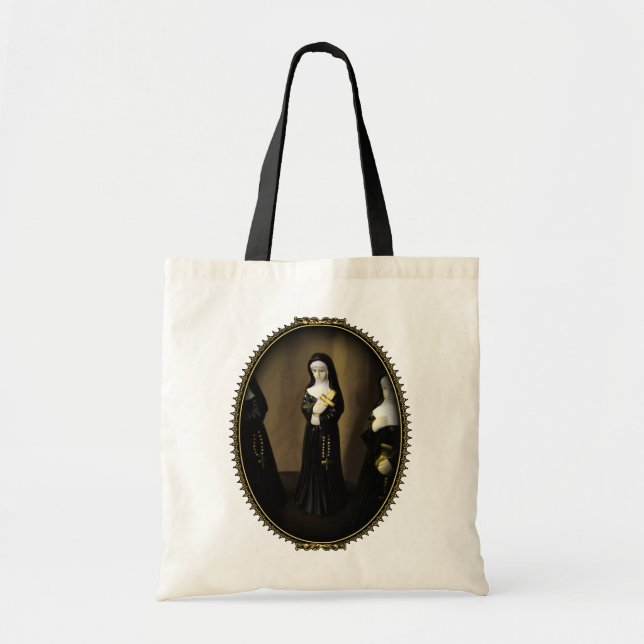 Bolso De Tela Fancy Nun (Frente)