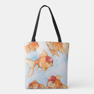 Bolso De Tela Fancy Oranda Goldfish