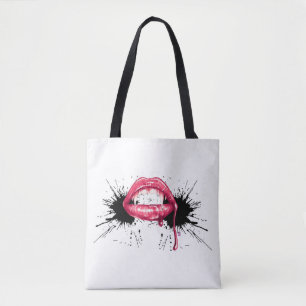 Bolso De Tela Fangs Splash