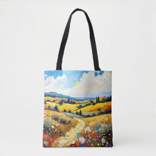 Bolso De Tela Fantasía Atrio Específico Verano Impasto