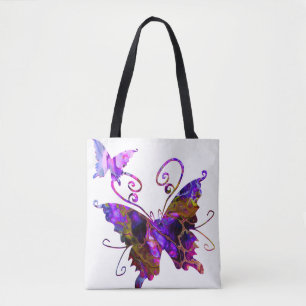 Bolso De Tela Fantasía Butterflies