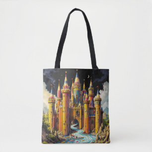 Bolso De Tela Fantasía Cute Castle From Pencils