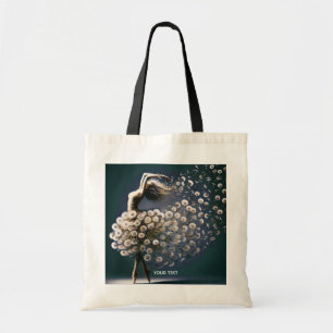 Bolso De Tela Fantasía Cute Dancer Flores Voladoras